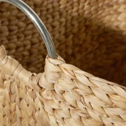 Large Brown Seagrass Contemporary Storage Basket