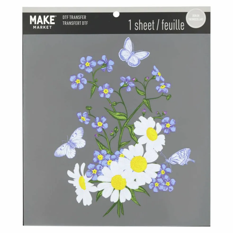 Large Daisy Direct to Film Transfer by Make Market®