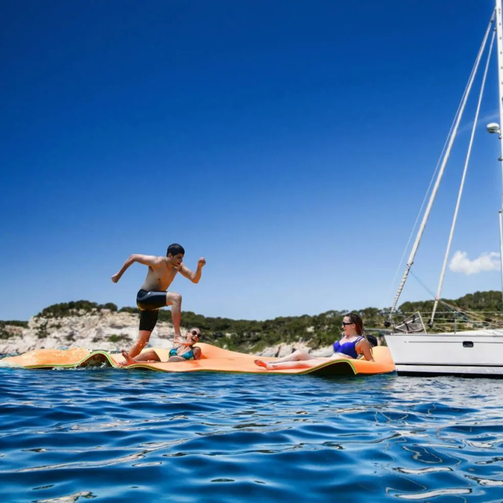 Large Floating Water Mat Rollable XPE Foam Water Pad for Lake Pool
