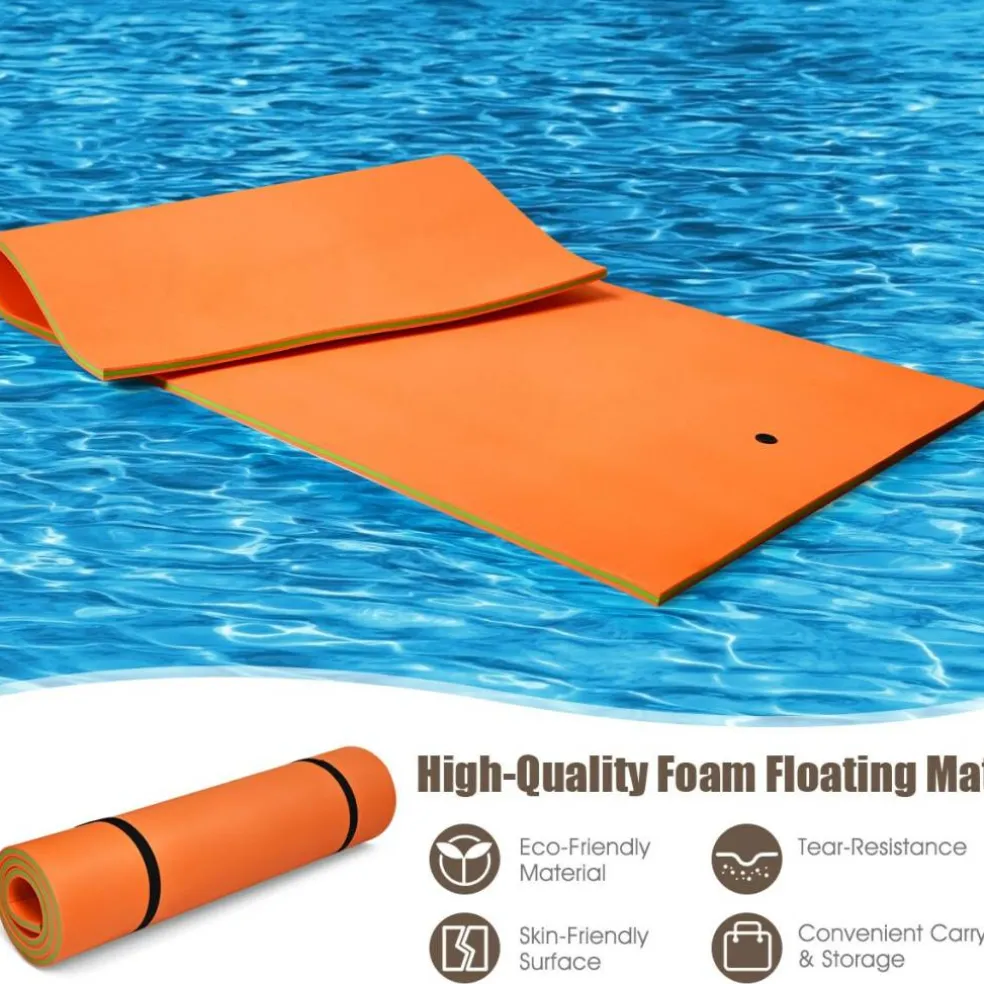 Large Floating Water Mat Rollable XPE Foam Water Pad for Lake Pool