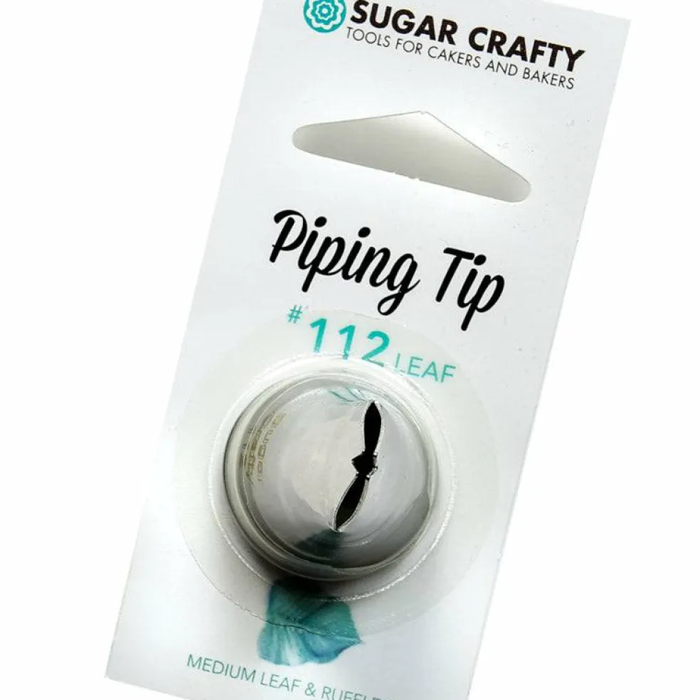 Large Leaf Piping Tip #112 Sugar Crafty Decorating Tip for Leaves & Foliage