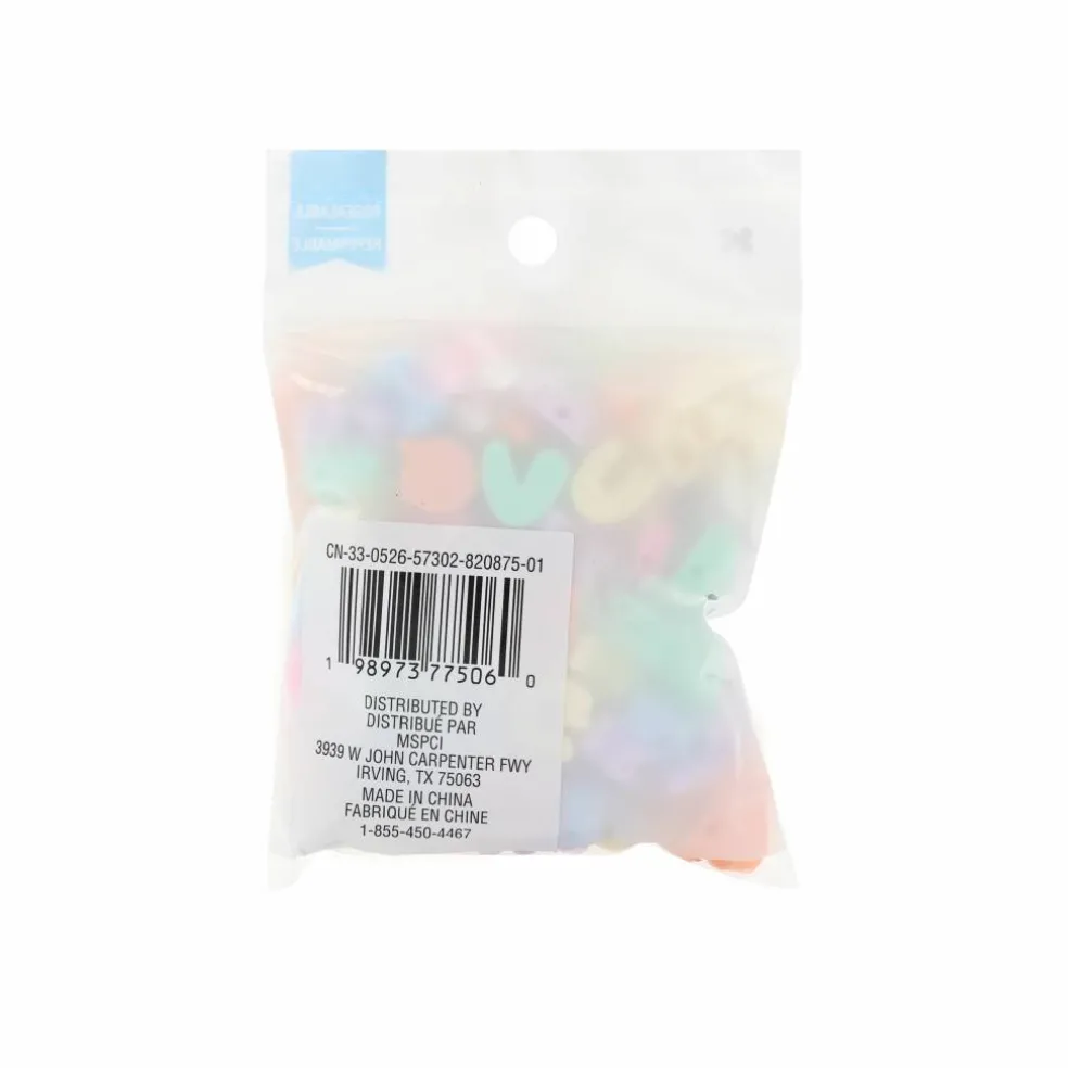 Large Pastel Alphabet Beads, 100ct. by Creatology™