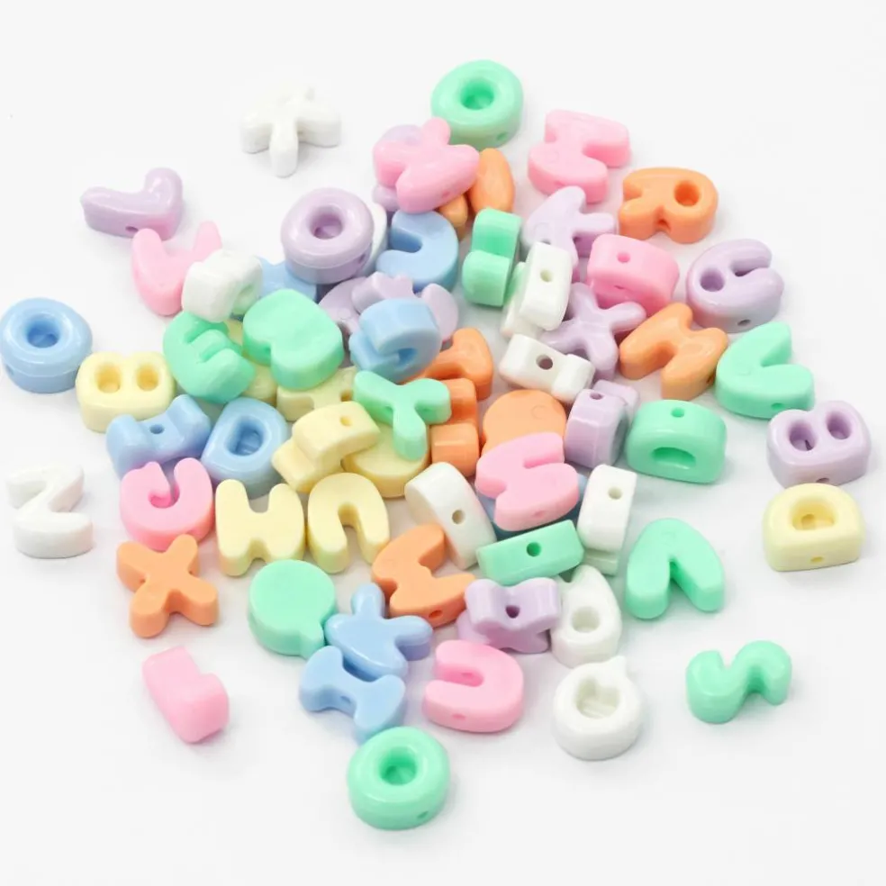 Large Pastel Alphabet Beads, 100ct. by Creatology™