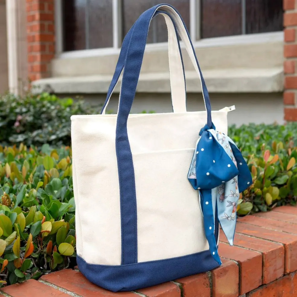 Large Summer Canvas Boat Tote by Make Market®