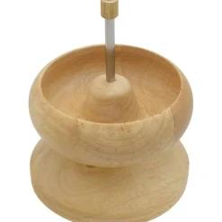 Large Wooden Bead Spinner Loader 4.5" Diameter 1" Depth