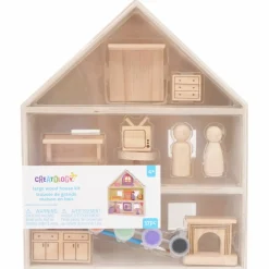 Large Wood House Kit by Creatology™