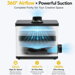 LaserPecker Desktop Smoke Purifier for LX2
