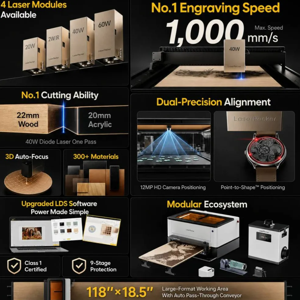 LaserPecker LX2 - The All-in-One Laser Cutter