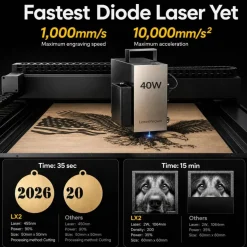 LaserPecker LX2 - The All-in-One Laser Cutter