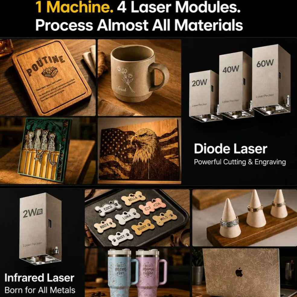 LaserPecker LX2 - The All-in-One Laser Cutter