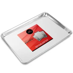 Last Confection 6 Cookie Baking Sheets - Rimmed Aluminum Jelly Roll Trays
