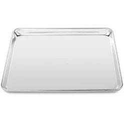 Last Confection 6 Cookie Baking Sheets - Rimmed Aluminum Jelly Roll Trays
