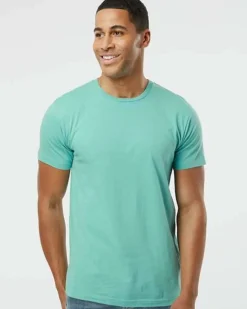 LAT Fine Jersey Crewneck Short Sleeve T-Shirt Free Shipping