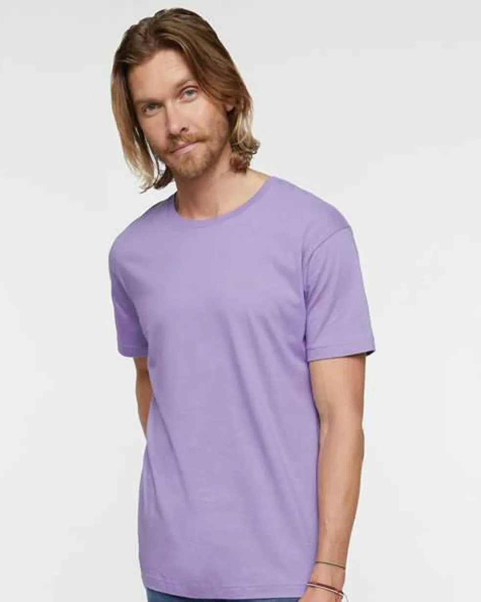LAT Fine Jersey Crewneck Short Sleeve T-Shirt Free Shipping
