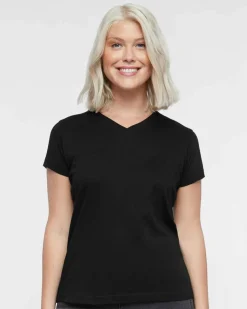 LAT Womens Premium Jersey V Neck T-Shirt Free Shipping