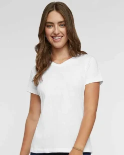 LAT Womens Premium Jersey V Neck T-Shirt Free Shipping