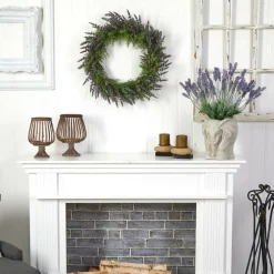 24" Lavender Wreath