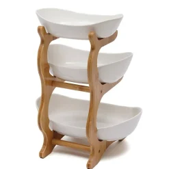 3-Layer Fruit Tray Storage Rack Vegetables Snacks Storage