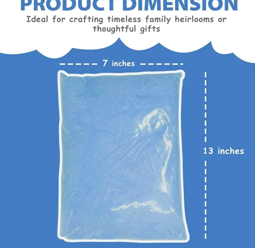 5 lb Decorative Craft Sand - Ideal for Weddings, Therapy, and Creative Projects