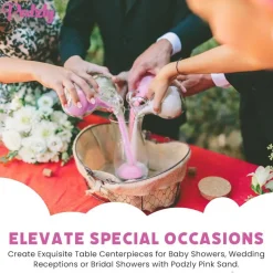 5 lb Decorative Craft Sand - Ideal for Weddings, Therapy, and Creative Projects
