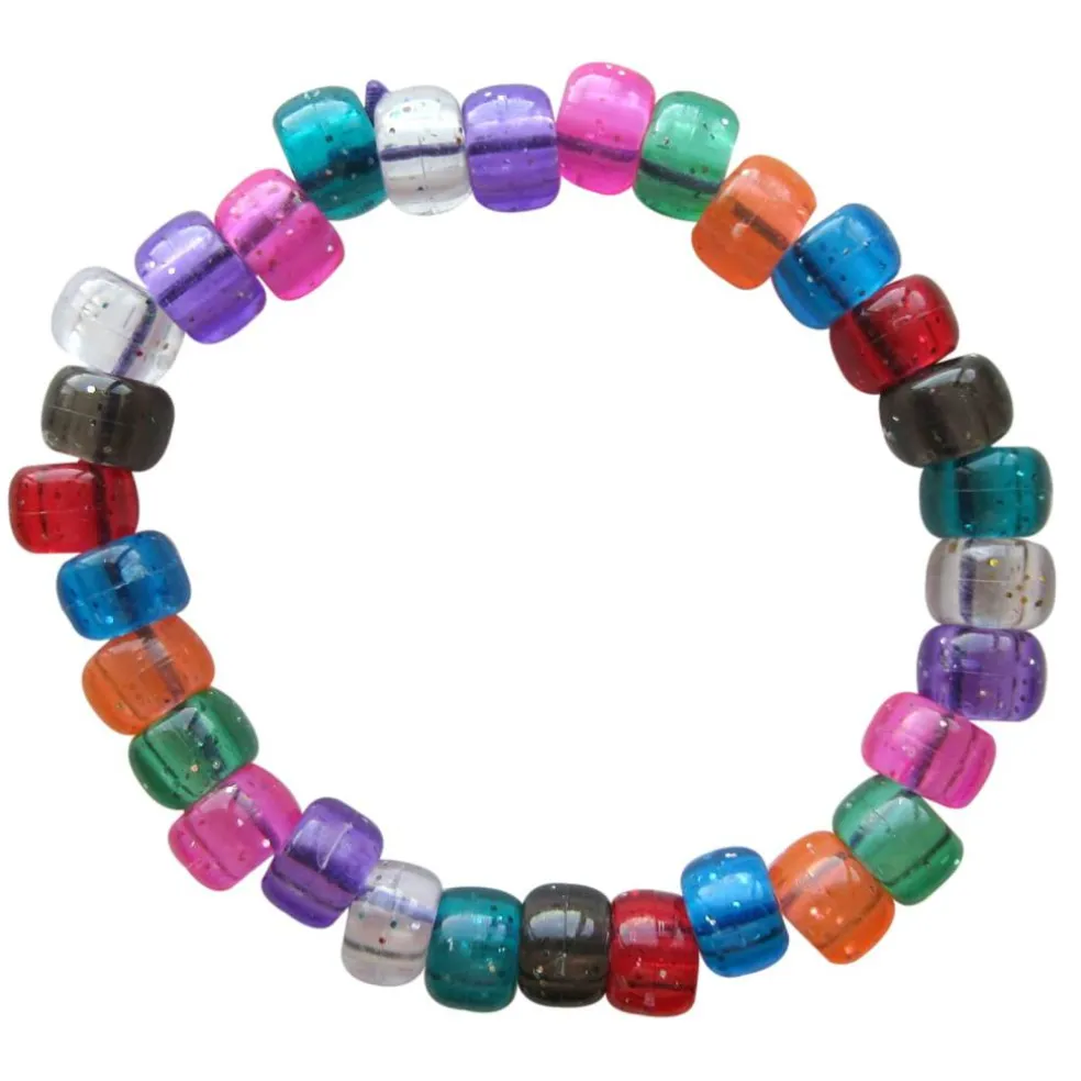 1lb. Multicolor Pony Beads by Creatology™, 6mm x 9mm