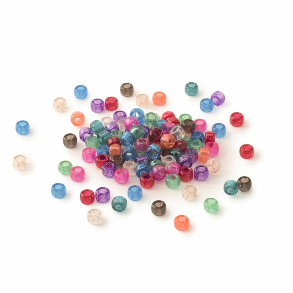 1lb. Multicolor Pony Beads by Creatology™, 6mm x 9mm