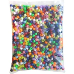 1lb. Multicolor Pony Beads by Creatology™, 6mm x 9mm