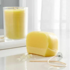 1lb. Natural Beeswax by Make MarketĀ®