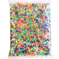 1lb. Opaque Pony Beads by Creatologyâ„¢, 4mm x 7mm
