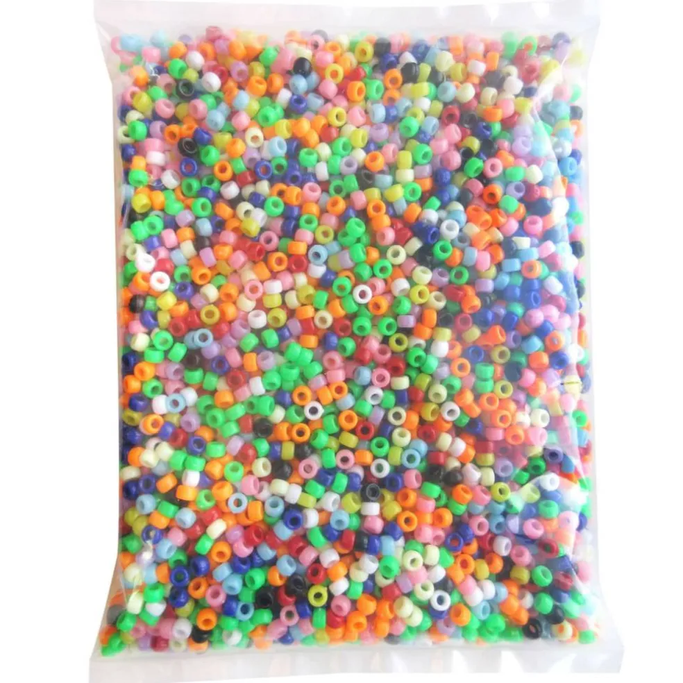 1lb. Opaque Pony Beads by Creatology™, 4mm x 7mm