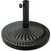 31.5 lbs Market Heavy-Duty Outdoor Stand Bronze Umbrella Base