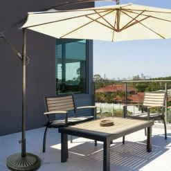 31.5 lbs Market Heavy-Duty Outdoor Stand Bronze Umbrella Base