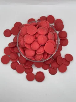 2.5lbs Merckens Red Chocolate Candy Melts for Coating Dipping Drizzling Baking and Decorating
