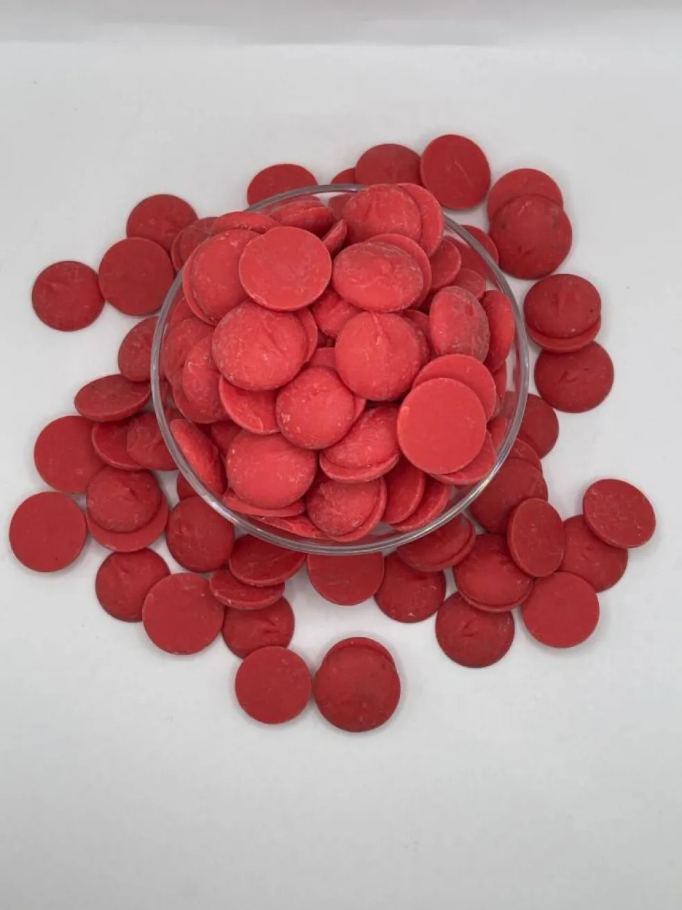 2.5lbs Merckens Red Chocolate Candy Melts for Coating Dipping Drizzling Baking and Decorating