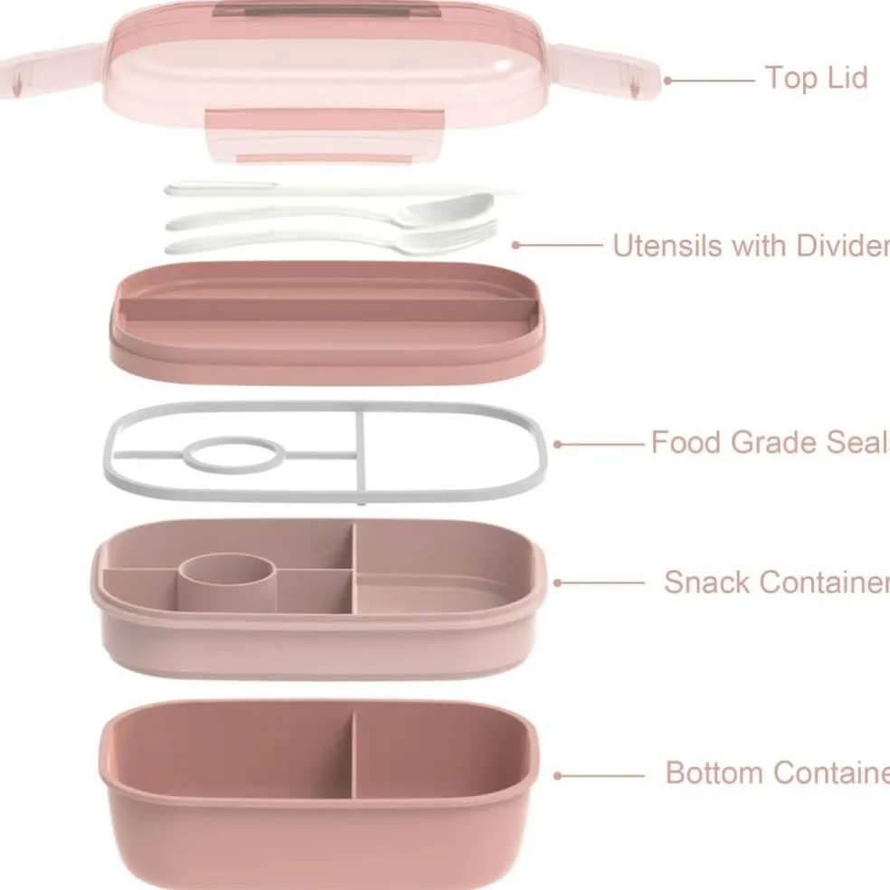 Leakproof Bento Box & Insulated Lunch Bag Set, lunch box for women