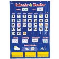 Learning Resources Calendar & Weather Pocket Chart