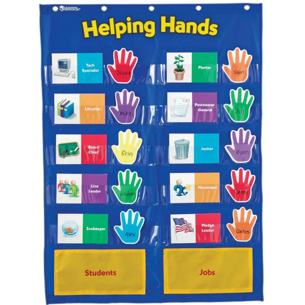 Learning Resources® Helping Hands Pocket Chart