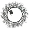 23" LED Black Branch Wreath by Ashland®