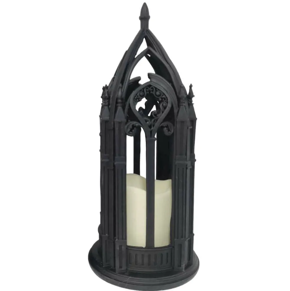 12.5" LED Black Cathedral Lantern by Ashland®