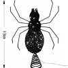 13" LED Black Spider Tree Topper by Ashland®