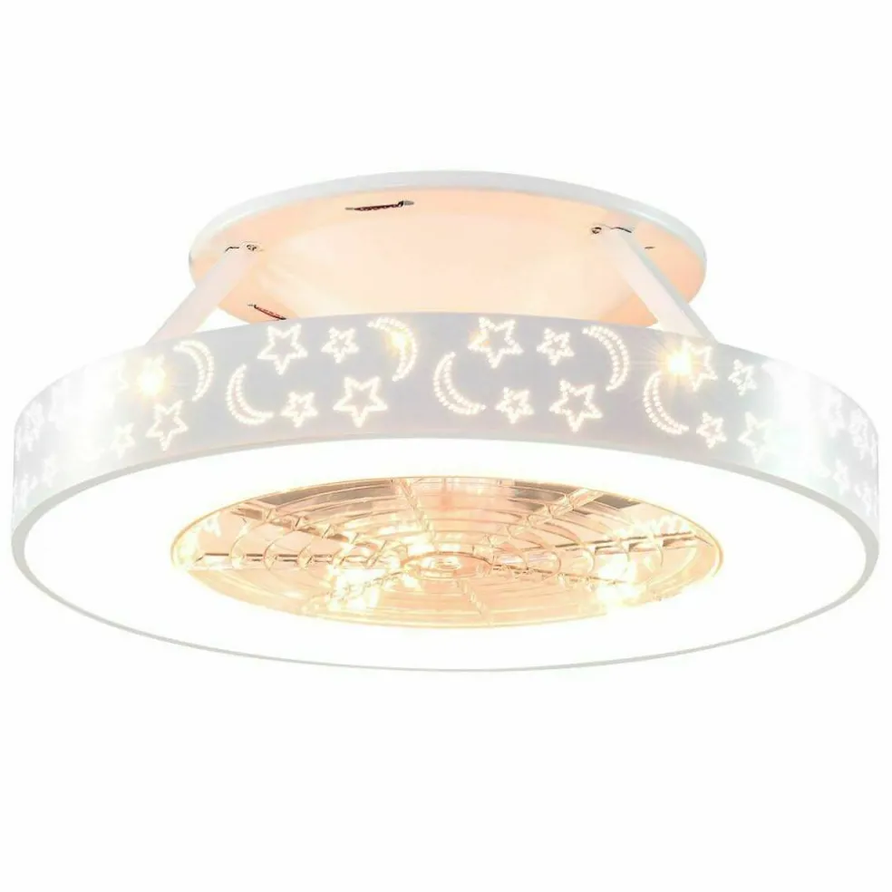 LED Ceiling Fan 23" Remote Controlled Mount Fan
