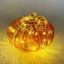 5" LED Glass Pumpkin Décor by Ashland®