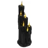 15.5" LED Lighted Black Candles by Ashland®