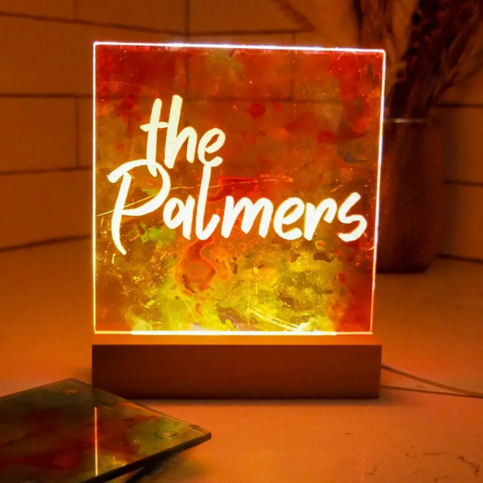 LED Light Frame Alcohol Ink Kit