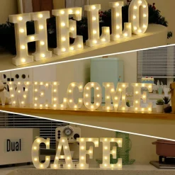 LED Light Up Number Letters, Marquee Numbers Lights Sign - Number 1