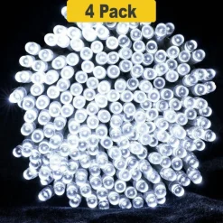 100 LED Solar Powered Outdoor String Lights Green Cable Waterproof Garden & Patio Decorative Fairy Lights