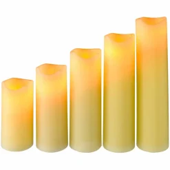 LED Wax Pillar Candles by Ashland®