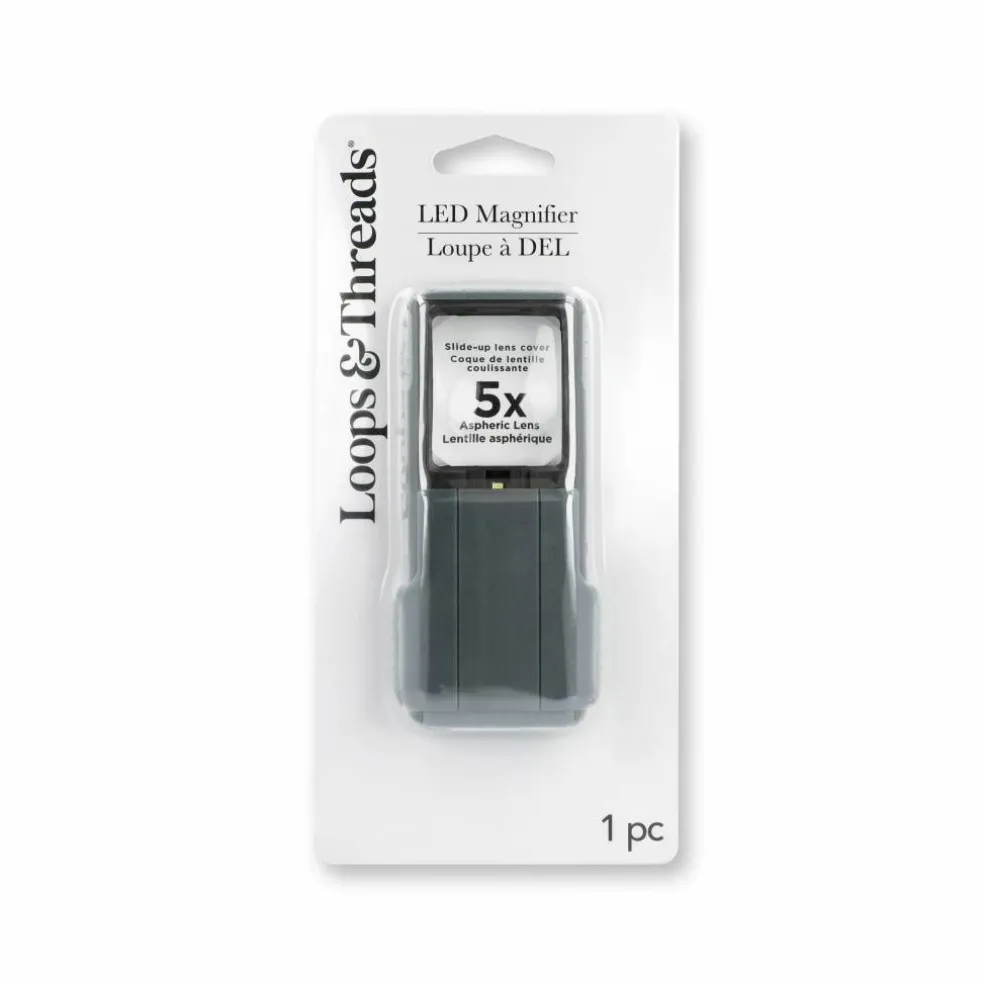 LED 5X Aspheric Magnifier by Loops & Threads®