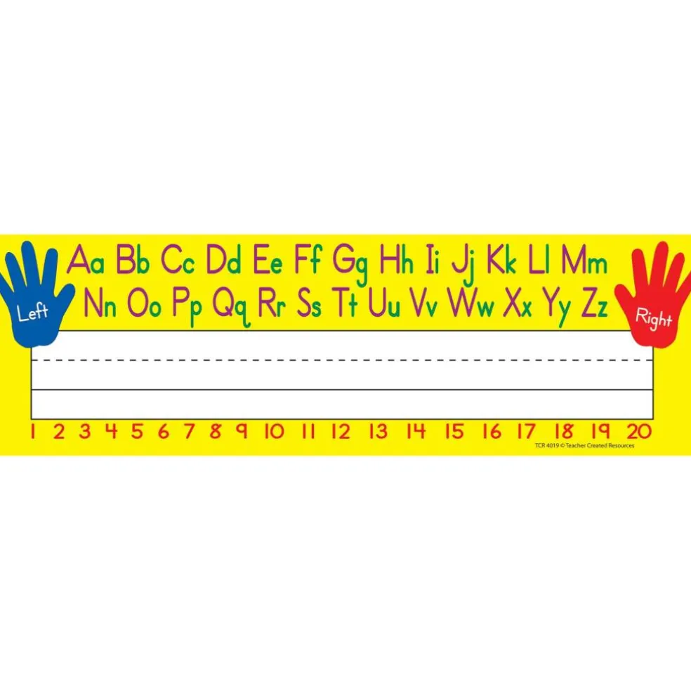 Left & Right Alphabet Name Plates