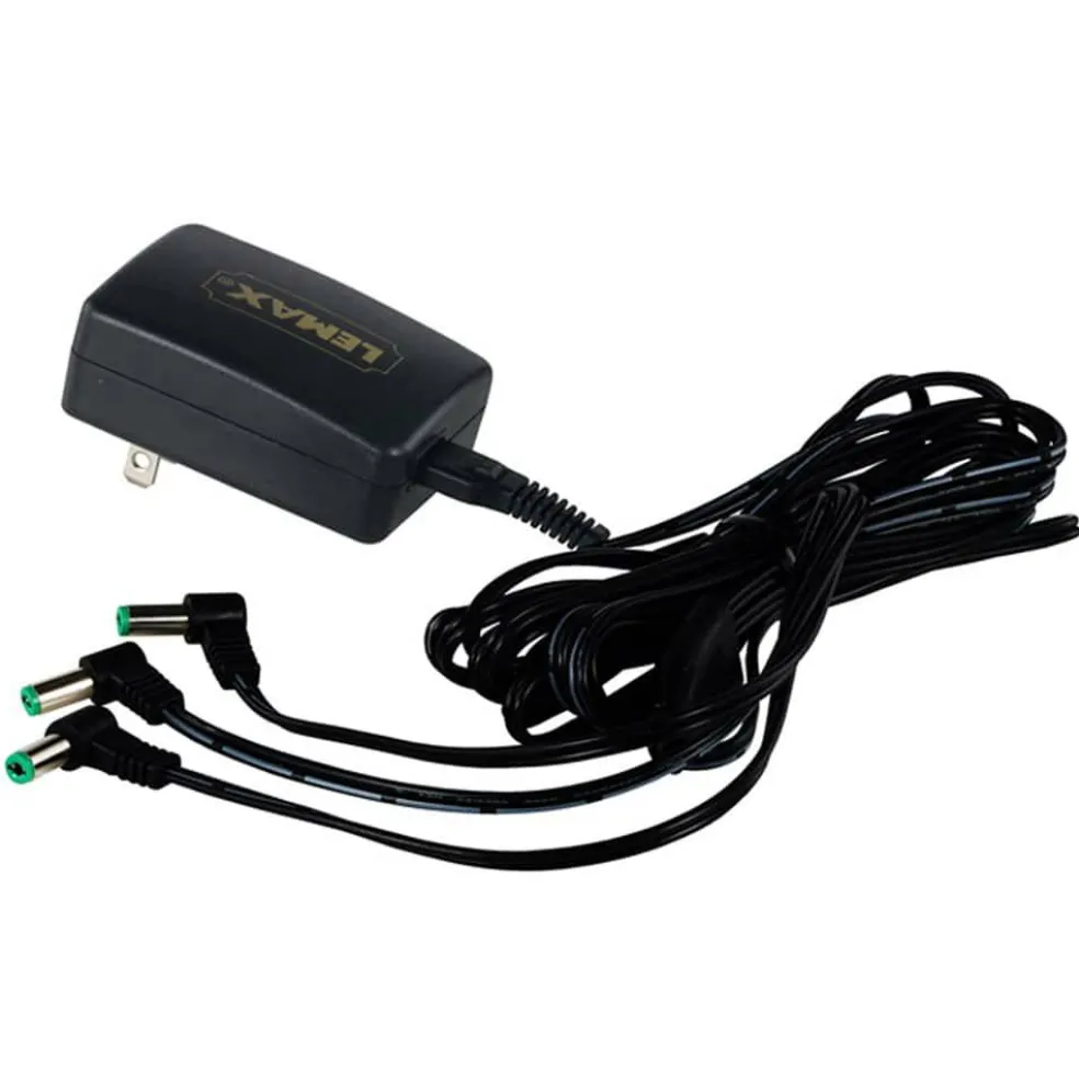 Lemax® Black 3-Output 4.5V Power Adapter